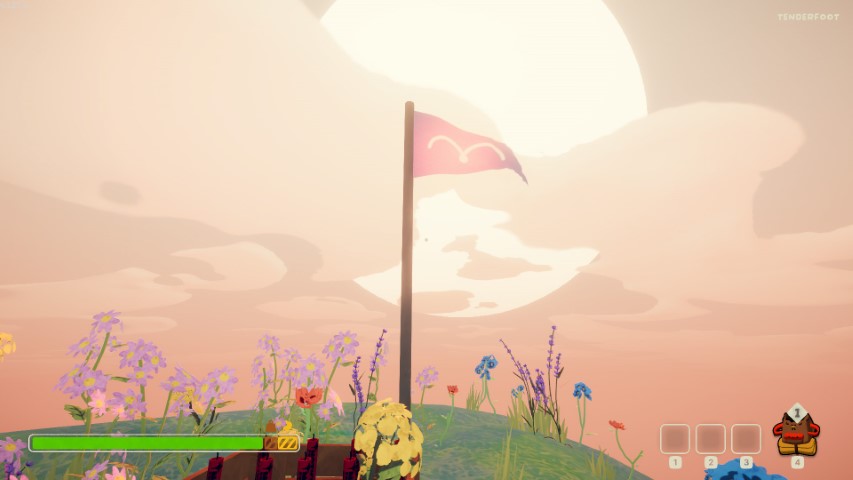 the mountain peak flag, you have made it! yippee!